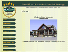 Tablet Screenshot of homelifeparrysound.com